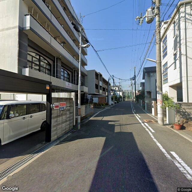 目印6：目的地に到着。あべの校（建物前）