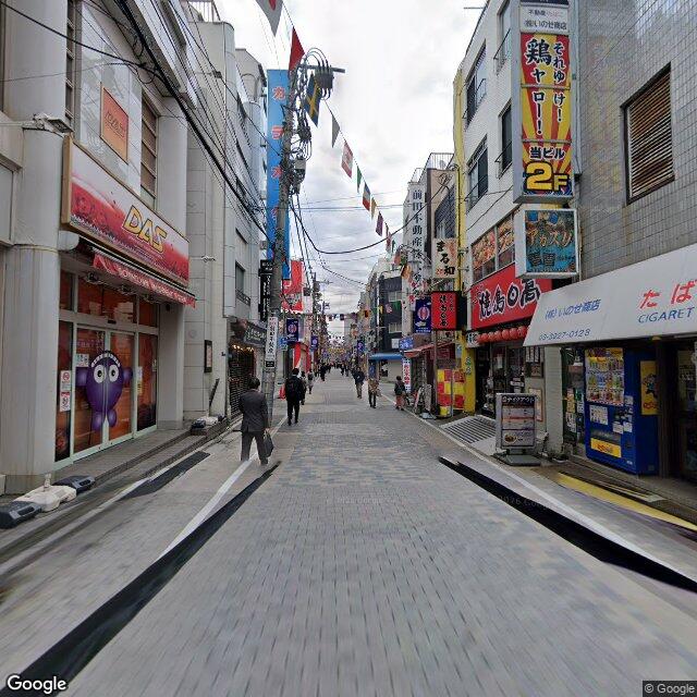 目印8：右折 して 東十条商店街 / 東十条銀座通り に向かう