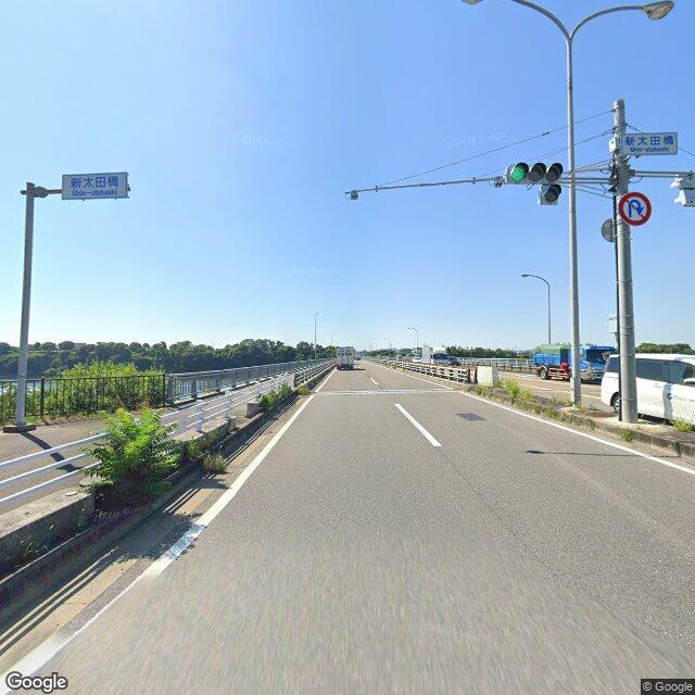 目印8：新太田橋（交差点） を 左折 して 志野もみじ街道 / 国道21号 / 国道248号 に入る ( 土岐 / 多治見 の表示)