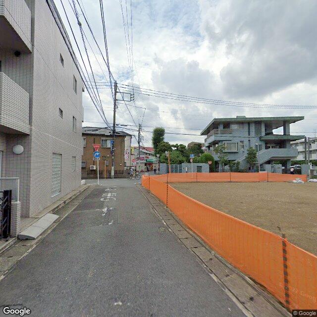 目印6：目的地に到着。溝口校（建物前）