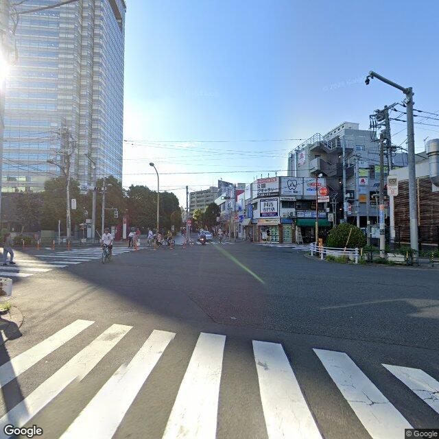 目印1：北西 に進んで 都道427号 に向かう