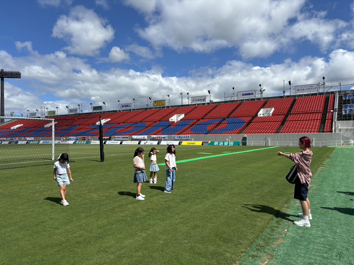 FC大阪オープニングパフォーマンス出演の様子